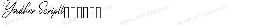Youther Scriptt字体转换